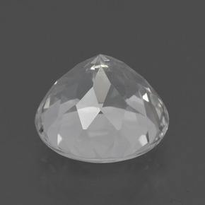 Topacio Blanco cálido natural de 5.49 ct, Corte Redondo, VVS
