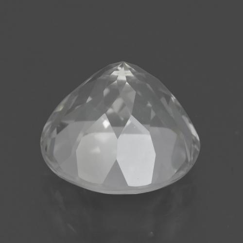 Topacio blanco natural de 5,82 ct, corte redondo, VVS