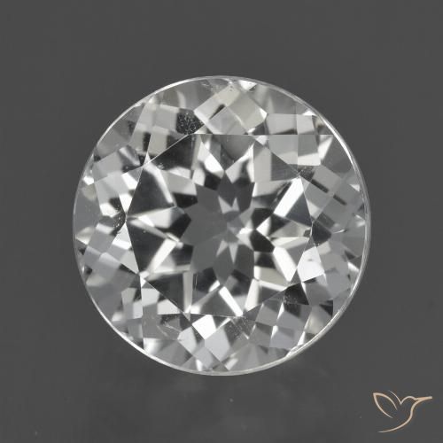 5.50ct Natural Blanco Topacio, Redondo, VVS, Photo A