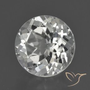 Topacio Blanco natural de 5.50 ct, Redondo, VVS