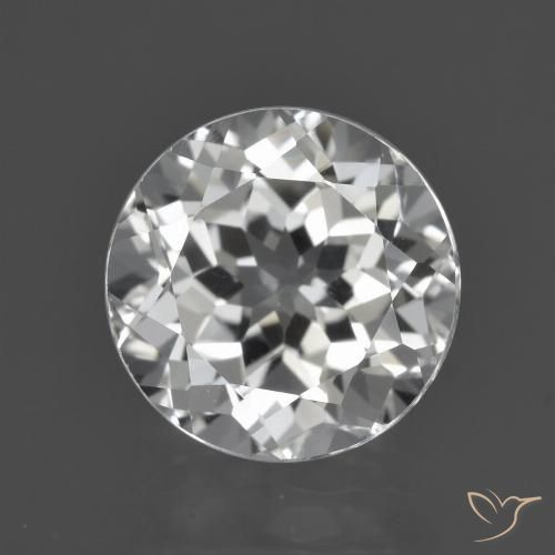 4.82ct Natural Blanco claro Topacio, Redondo, VS