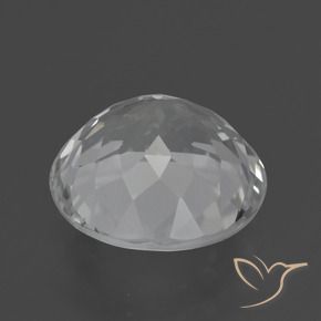 Topacio Blanco claro natural de 4.81 ct, Redondo, VVS-VS