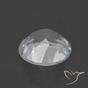 Topacio Blanco claro natural de 3.87 ct, Redondo, VS