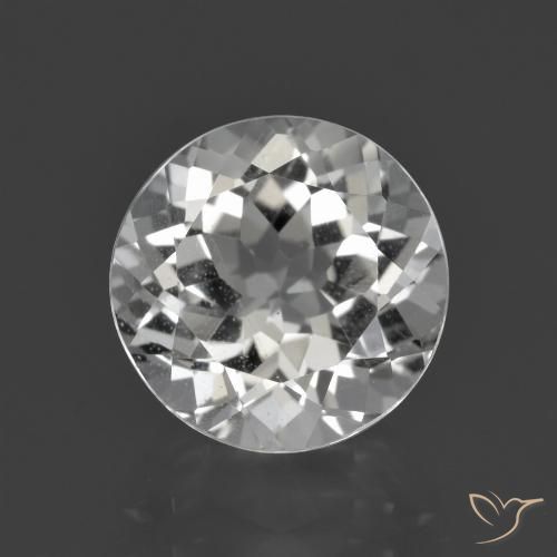4.47ct Natural Blanco claro Topacio, Redondo, VS
