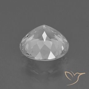 Topacio Blanco claro natural de 4.33 ct, Redondo, VS