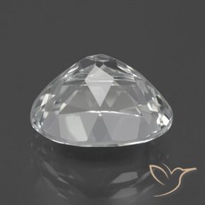 Topacio Blanco claro natural de 5.61 ct, Ovalada, VVS-VS