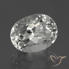 Topacio Blanco natural de 5.65 ct, Ovalada, VVS