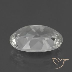 Topacio Blanco cálido natural de 5.12 ct, Ovalada, VS