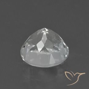 Topacio Blanco cálido natural de 3.49 ct, Redondo, VS-SI
