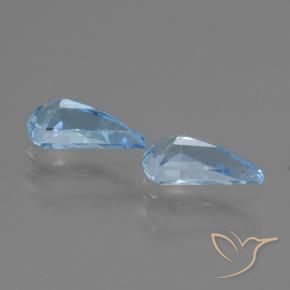 Gemas de Topacio Azul Cielo natural de 2.68 ct, Elegante, VVS-VS
