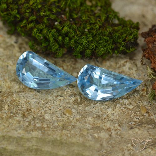 2.71ctw Natural Azul Cielo Topacio, Elegante, VVS-VS