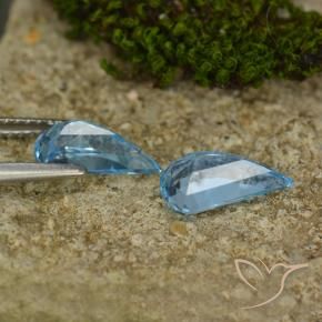 Gemas de Topacio Azul Cielo natural de 2.71 ct, Elegante, VVS-VS