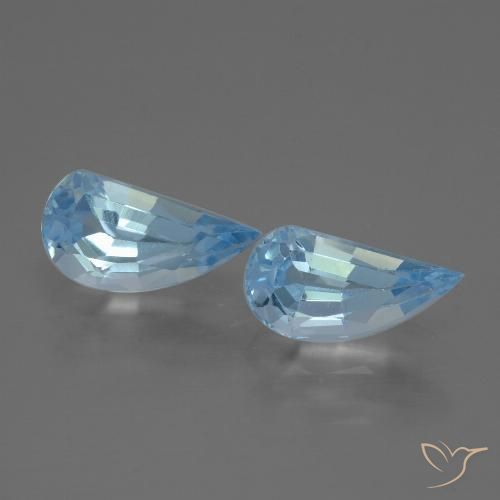 2.85ctw Natural Azul Cielo Topacio, Elegante, VVS-VS
