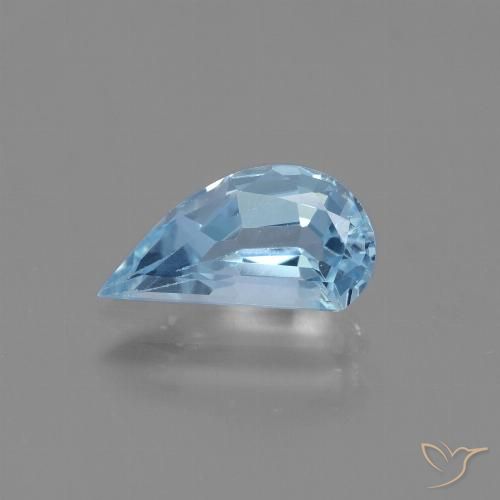 1.39ct Natural Azul Cielo Topacio, Elegante, VVS-VS
