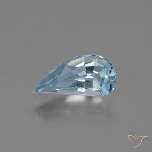 1.32ct Natural Azul Cielo Topacio, Elegante, VVS-VS