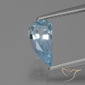 Topacio Azul Cielo natural de 1.32 ct, Elegante, VVS-VS