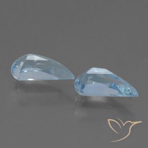 Gemas de Topacio Azul Cielo natural de 2.83 ct, Elegante, VVS-VS