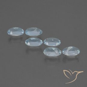 Gemas de Topacio Azul Cielo natural de 1.69 ct, Ovalada, VS