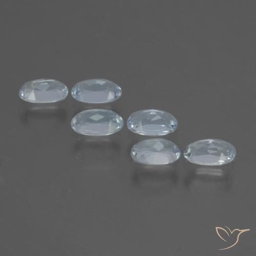 Gemas de Topacio Azul Cielo natural de 1.74 ct, Ovalada, VS