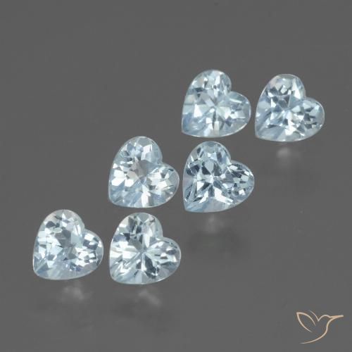 1.94ctw Natural Azul Cielo Topacio, Corazón, VS
