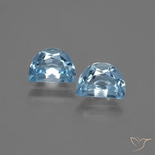 2.02ctw Natural Azul Cielo Topacio, Elegante, VS