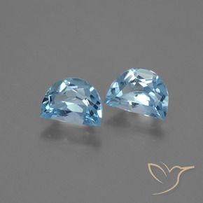 Gemas de Topacio Azul Cielo natural de 2.02 ct, Elegante, VS