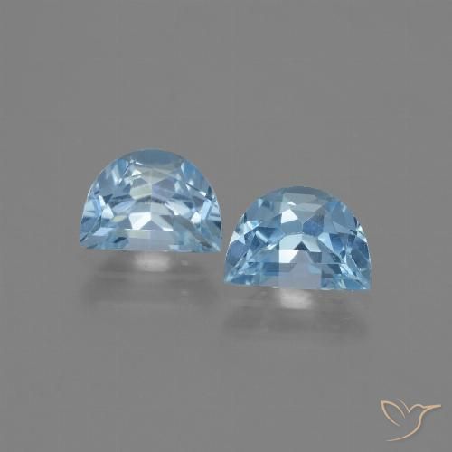 2.05ctw Natural Azul Suizo Topacio, Elegante, VVS-VS, Photo A