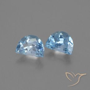 Gemas de Topacio Azul Suizo natural de 2.05 ct, Elegante, VVS-VS