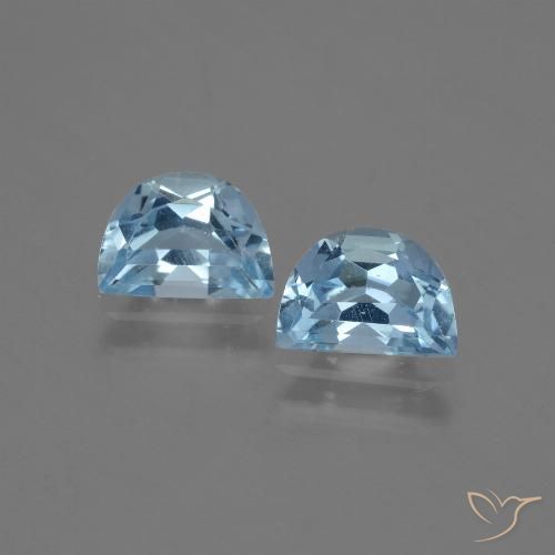 2.14ctw Natural Azul Suizo Topacio, Elegante, VS