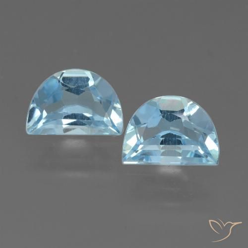 1.90ctw Natural Azul Cielo Topacio, Elegante, VS