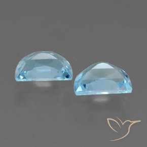 Gemas de Topacio Azul Cielo natural de 1.90 ct, Elegante, VS