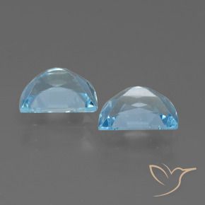 Gemas de Topacio Azul Cielo natural de 2.07 ct, Elegante, VVS-VS