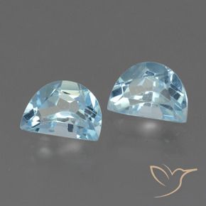 Gemas de Topacio Azul Suizo natural de 2.13 ct, Elegante, VS