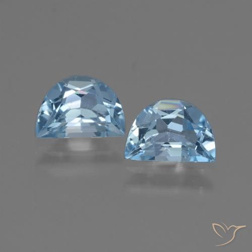1.86ctw Natural Azul Cielo Topacio, Elegante, VVS-VS