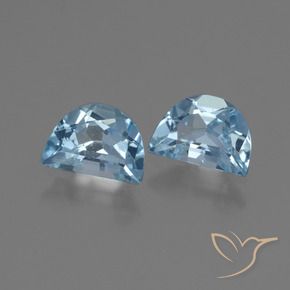 Gemas de Topacio Azul Cielo natural de 1.86 ct, Elegante, VVS-VS