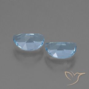 Gemas de Topacio Azul Cielo natural de 1.86 ct, Elegante, VVS-VS