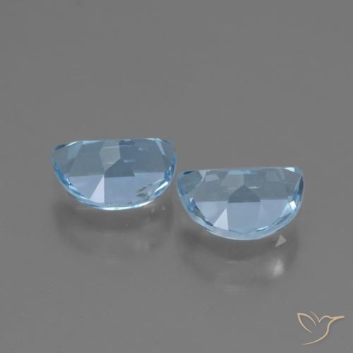Gemas de Topacio Azul Cielo natural de 2.10 ct, Elegante, VS