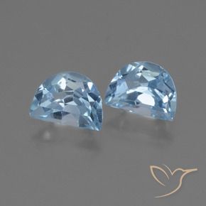 Gemas de Topacio Azul Cielo natural de 2.13 ct, Elegante, VS
