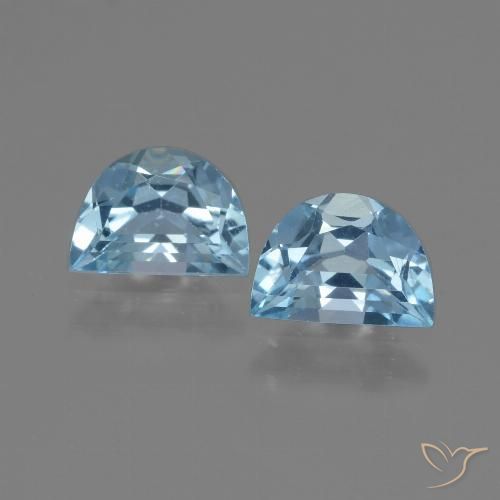 1.95ctw Natural Azul Suizo Topacio, Elegante, VVS-VS