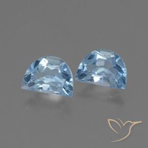 Gemas de Topacio Azul Suizo natural de 2.06 ct, Elegante, VS
