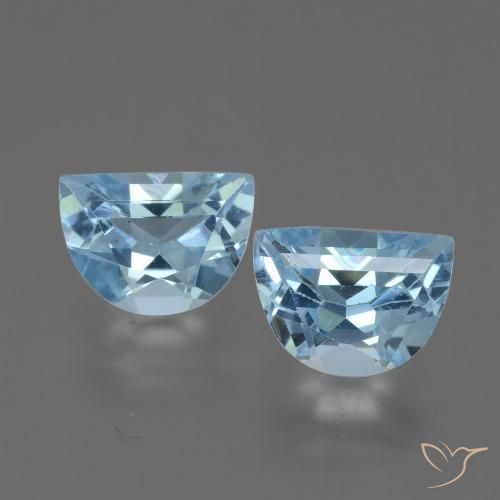 2.15ctw Natural Azul Cielo Topacio, Elegante, VS