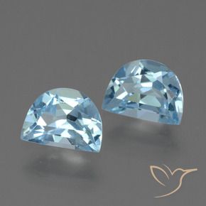Gemas de Topacio Azul Cielo natural de 2.15 ct, Elegante, VS