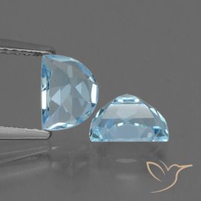 Gemas de Topacio Azul Cielo natural de 2.15 ct, Elegante, VS