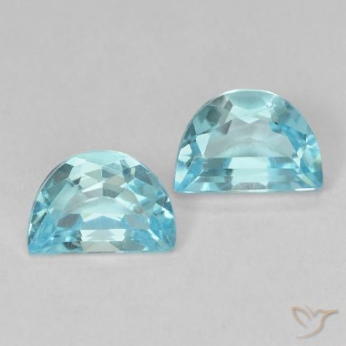 Gemas de Topacio Azul Cielo natural de 2.12 ct, Elegante, VS