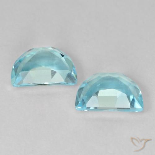 Gemas de Topacio Azul Cielo natural de 2.12 ct, Elegante, VS