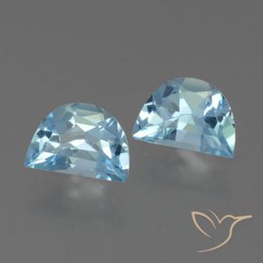Gemas de Topacio Azul Cielo natural de 1.87 ct, Elegante, VVS-VS