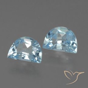 Gemas de Topacio Azul Cielo natural de 1.87 ct, Elegante, VVS-VS