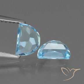 Gemas de Topacio Azul Cielo natural de 2.21 ct, Elegante, VS