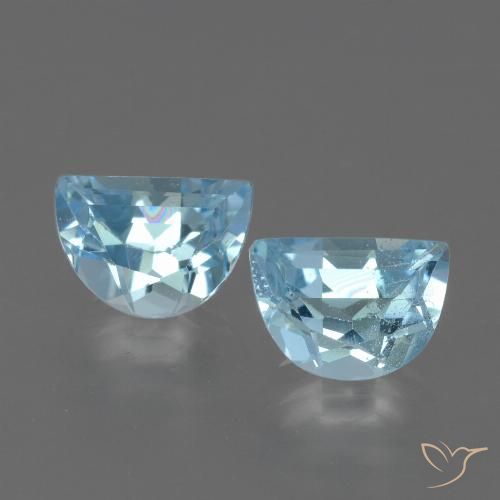 2.13ctw Natural Azul Cielo Topacio, Elegante, VS