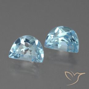 Gemas de Topacio Azul Cielo natural de 2.13 ct, Elegante, VS